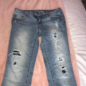 Low rise jeans